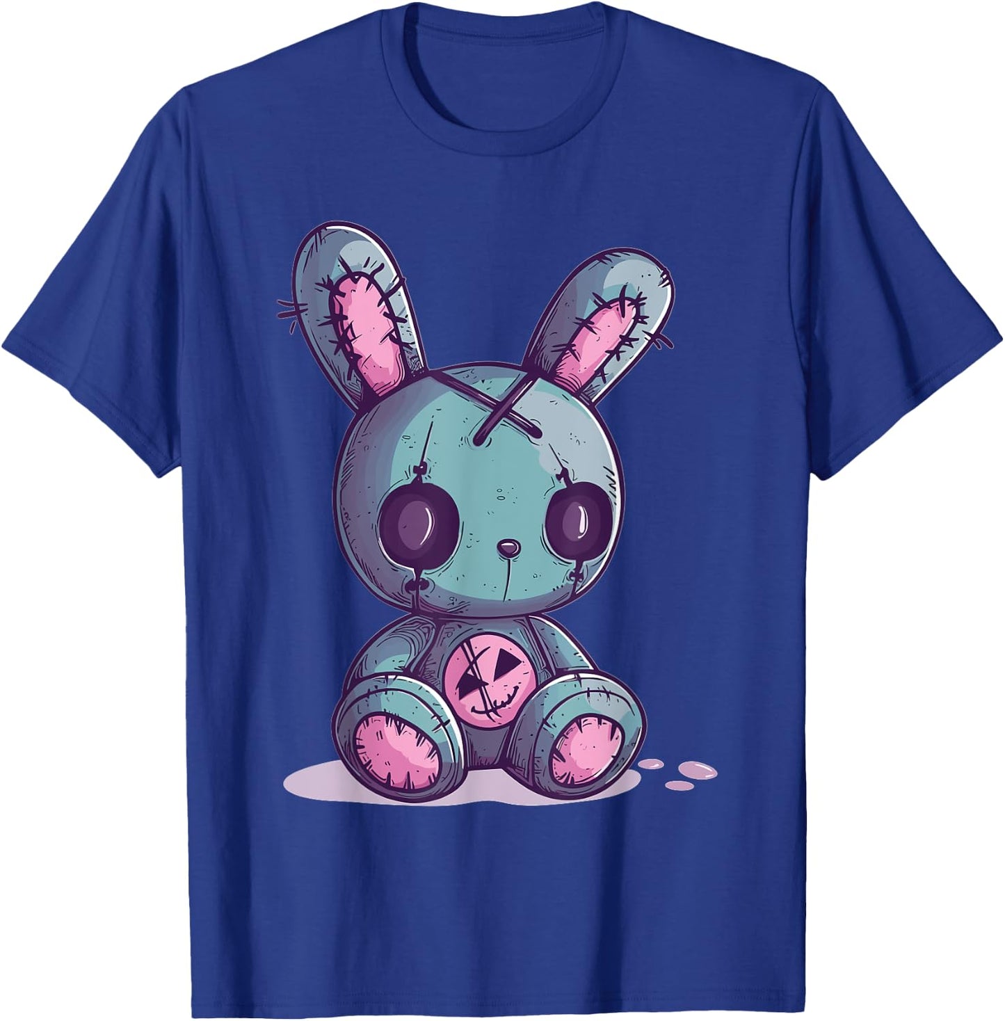 Goth Pastel Cute Creepy Kawaii Rabbit Bunny Voodoo Doll T-Shirt - T-Shirt | Royal