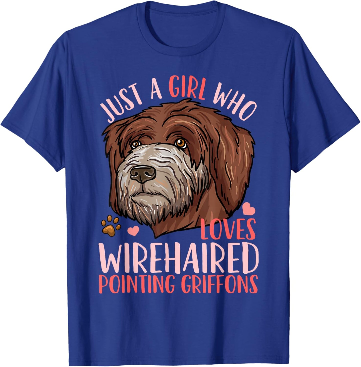 Wirehaired Pointing Griffon T-Shirt - T-Shirt | Royal