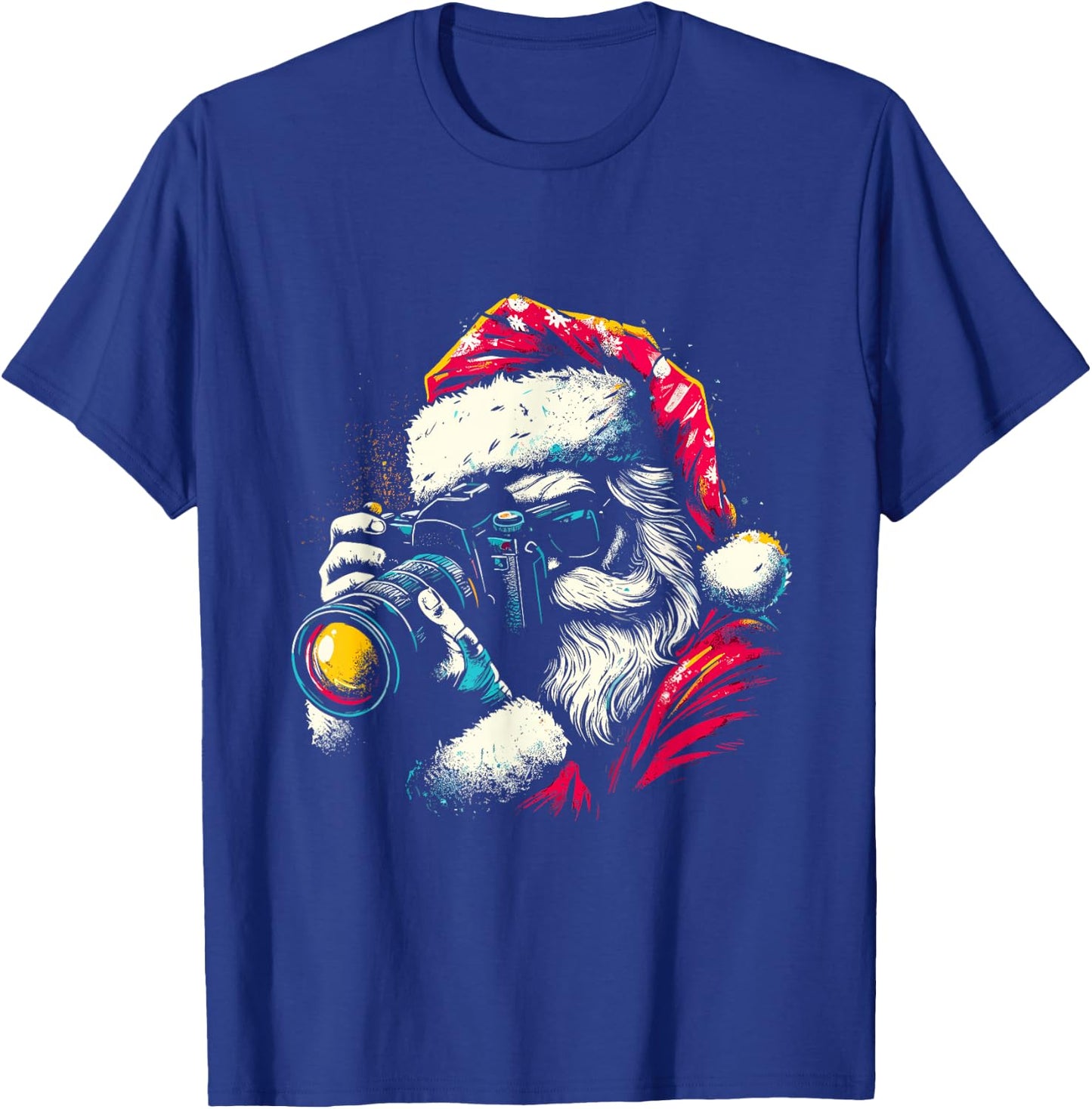 Santa Claus Photographer - Vintage Christmas Costume Lover T-Shirt - T-Shirt | Royal
