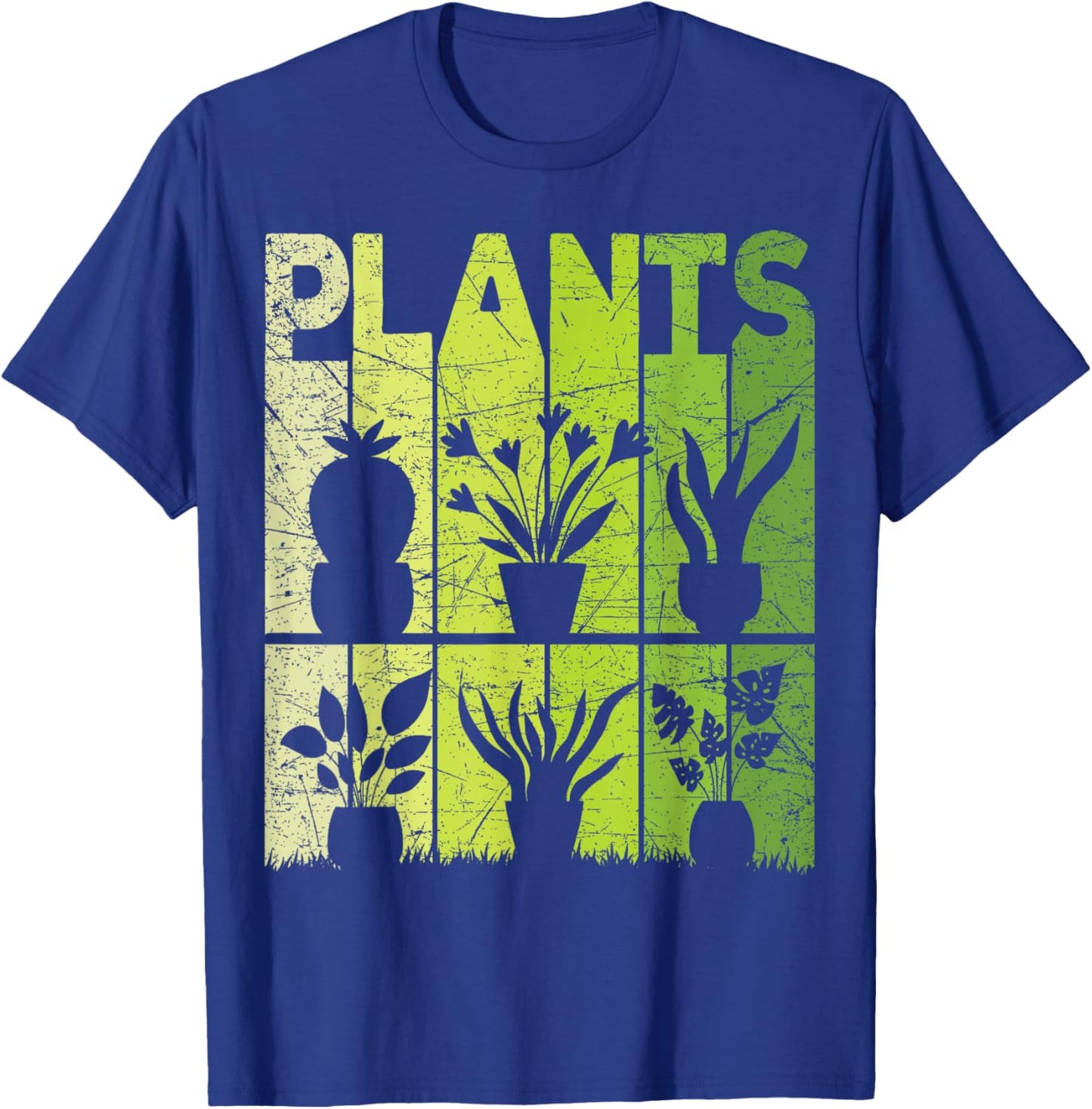 Plants Vintage Gardener Retro Plant Lover Botany T-Shirt - T-Shirt | Royal