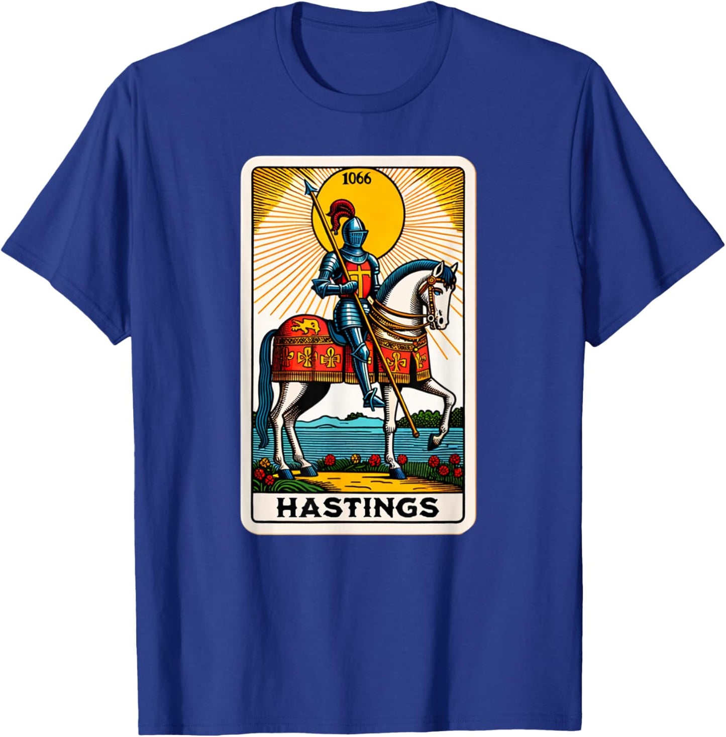 Battle Of Hastings Tarot Card 1066 T-Shirt - T-Shirt | Royal