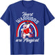 Heart Warrior Rainbow Magical Unicorn Red And Blue Gifts T-Shirt - T-Shirt | Royal