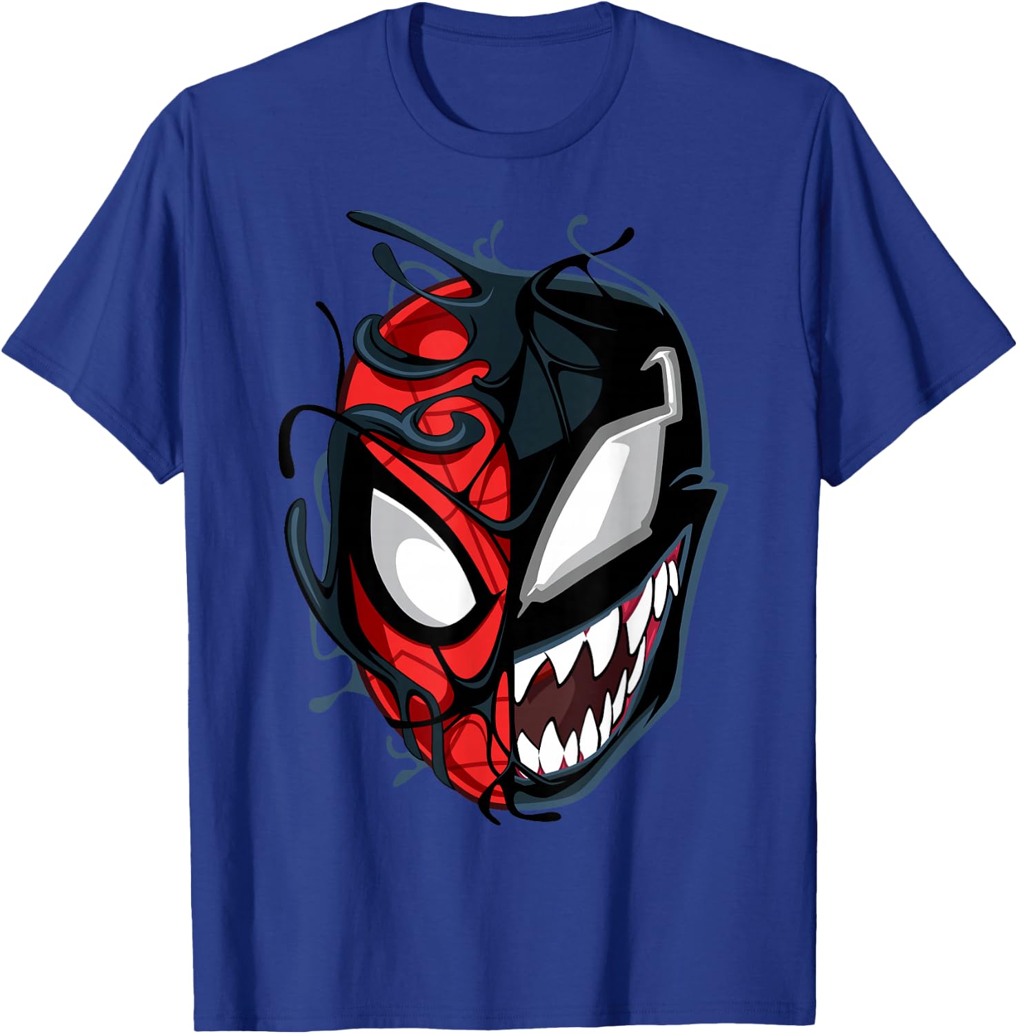 Marvel Spider-Man Maximum Venom Spider-Man Big Face T-Shirt - T-Shirt | Royal