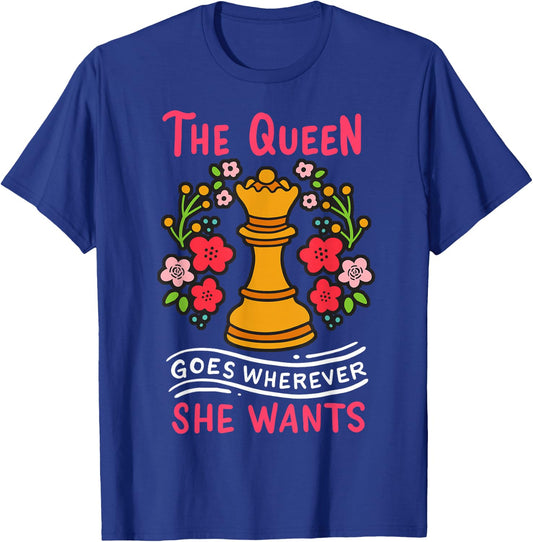 Chess Chessmen Chessboxing Queen Chess Player Gift Small T-Shirt - T-Shirt | Royal