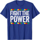 Fight The Power Shirt Black History Month T-Shirt - T-Shirt | Royal