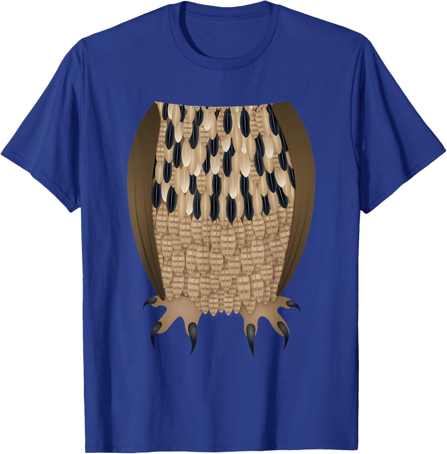 Funny Owl Easy Headless Halloween Costume Bird Outfit T-Shirt - T-Shirt | Royal