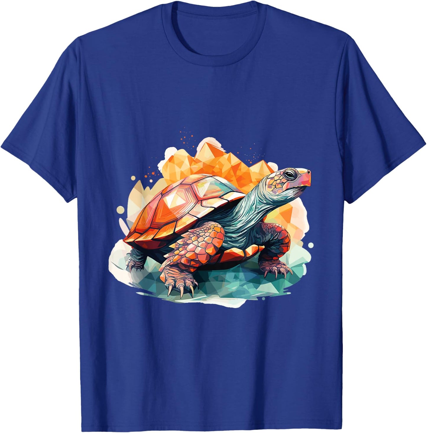 Sea Turtle in the Ocean, Turtles Lover T-Shirt - T-Shirt | Royal