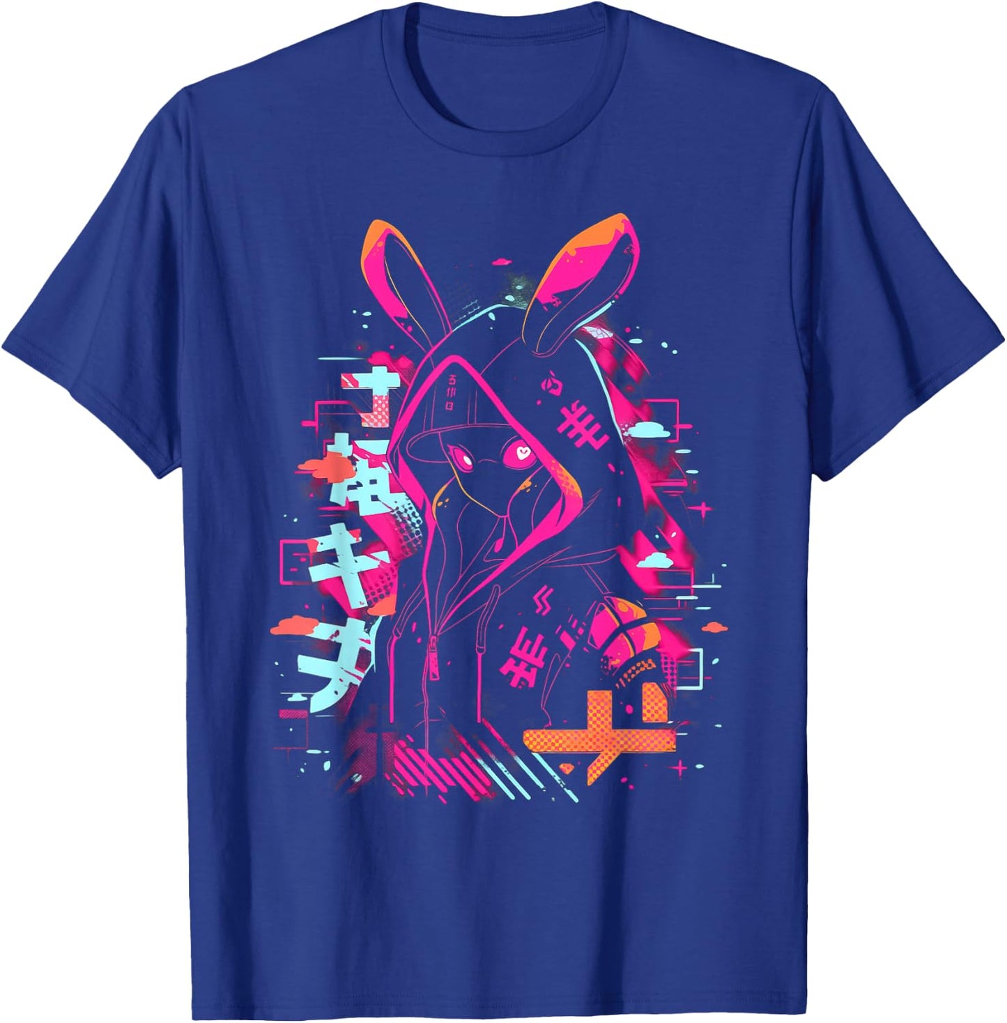 Anime Manga Cyberpunk Aesthetic Techwear Harajuku T-Shirt - T-Shirt | Royal