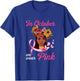 In October We Wear Pink African American Breast Cancer Gift T-Shirt - T-Shirt | Royal