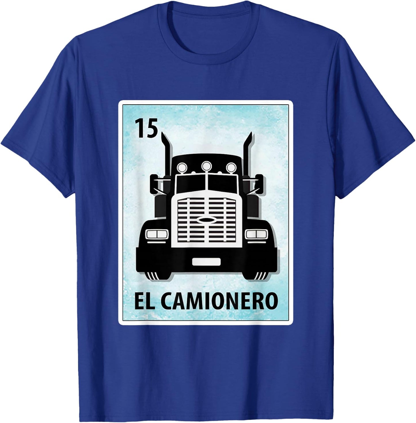 El Camionero Mexican Trucker Cards T-Shirt - T-Shirt | Royal