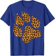 Funny Leopard Print Paw | Cool Cheetah Skin Boys Girls Gift T-Shirt - T-Shirt | Royal