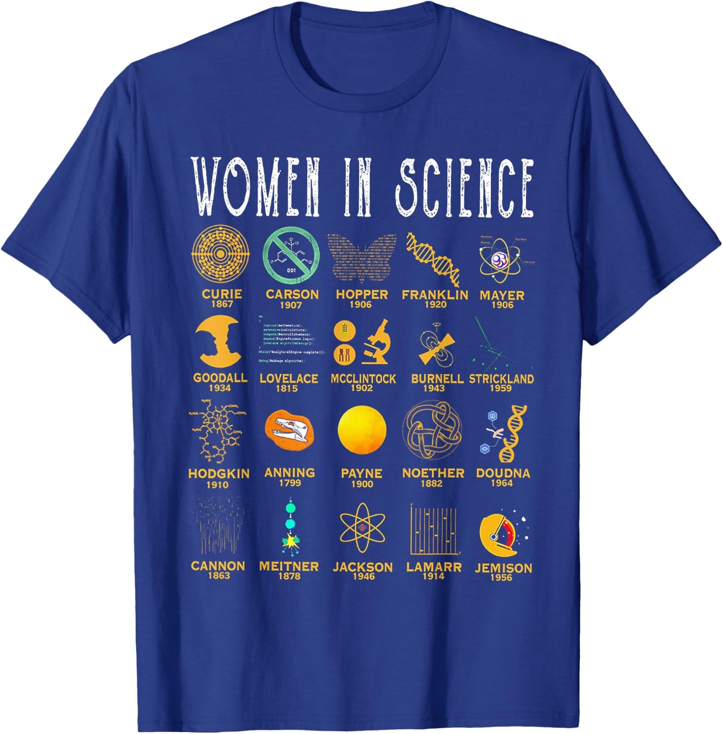 Women In Science T-Shirt - T-Shirt | Royal