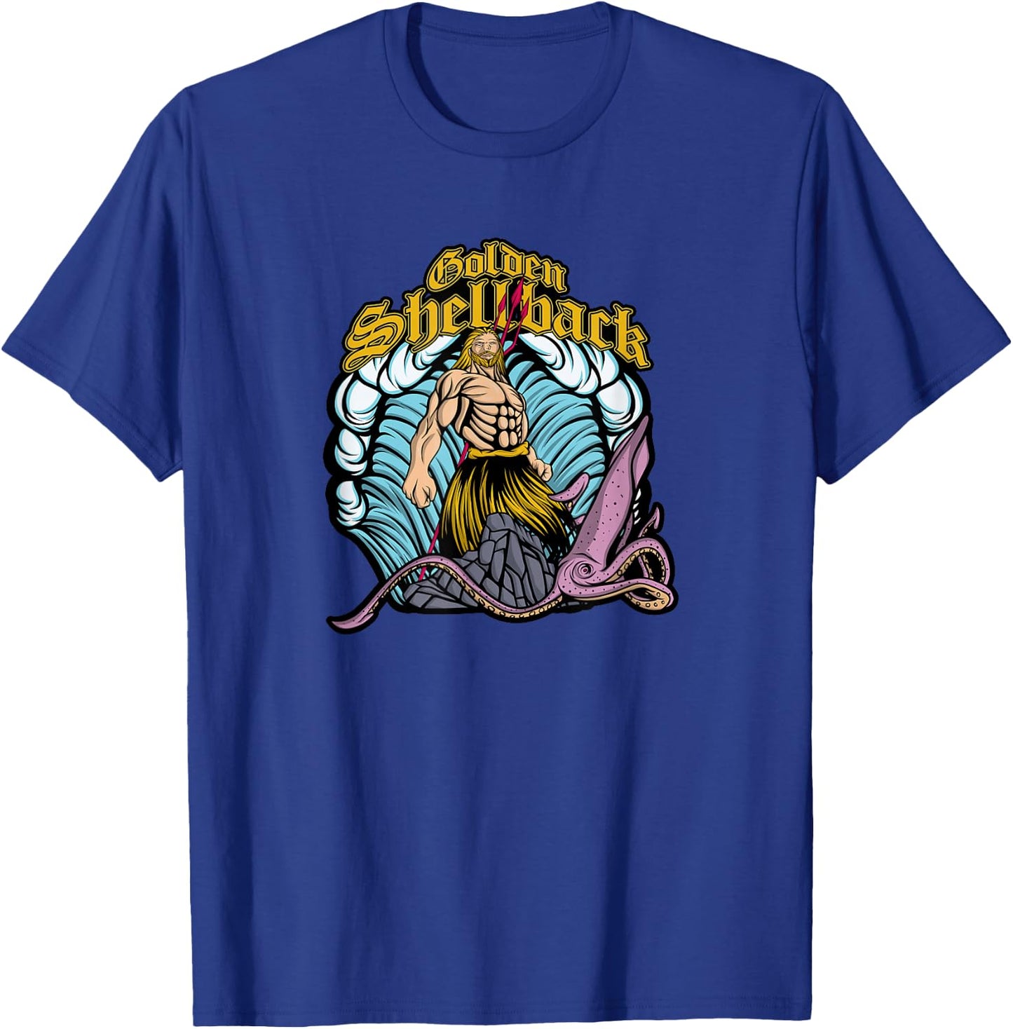 Golden Shellback T-Shirt - T-Shirt | Royal