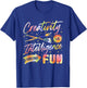 Creativity is intelligence, having fun sketching T-Shirt - T-Shirt | Royal