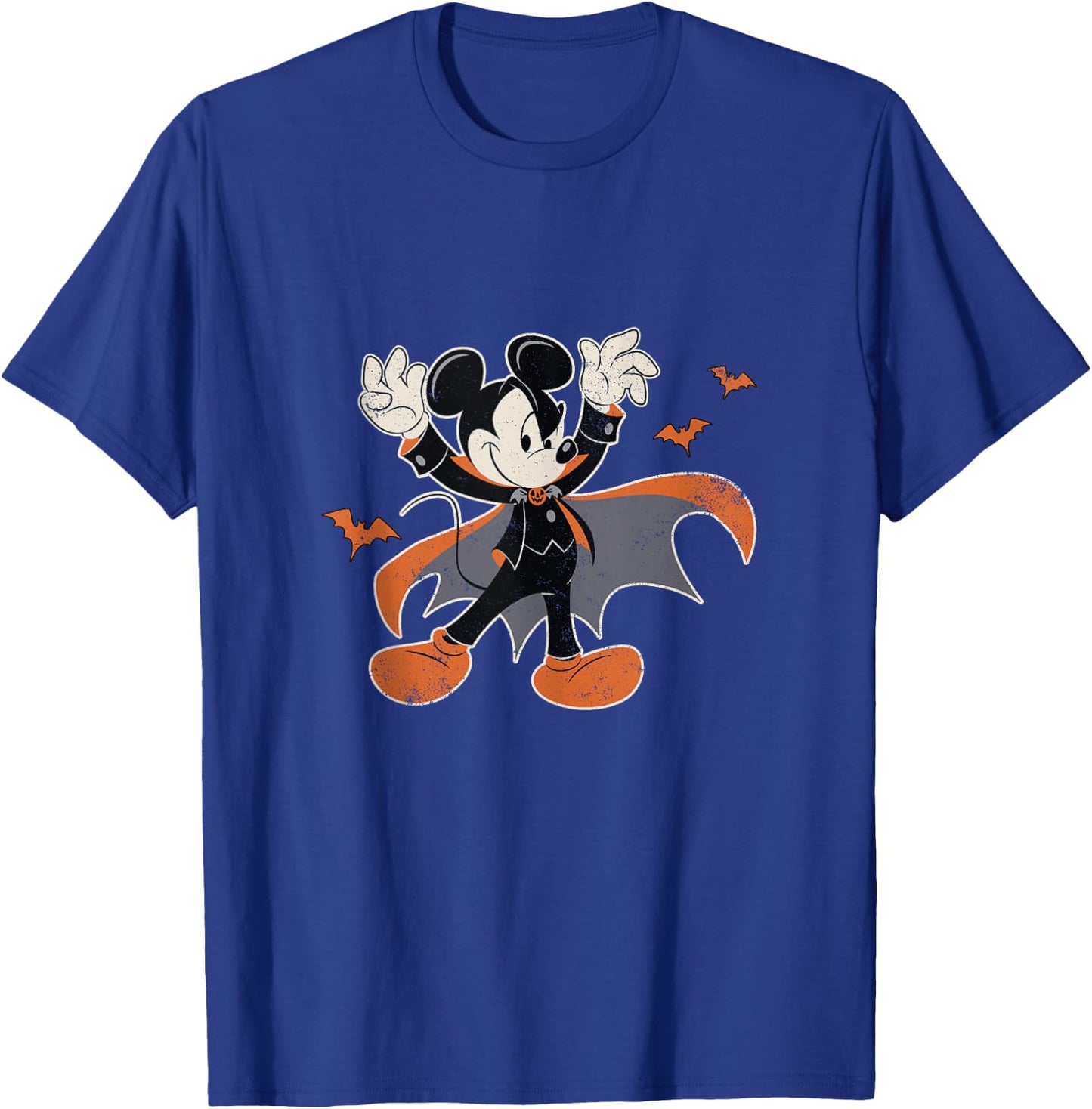 Disney Mickey Mouse Spooky Dracula Costume Halloween T-Shirt - T-Shirt | Royal