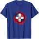 Proud Heritage Dominican Republic Flag Soccer Ball T-Shirt - T-Shirt | Royal