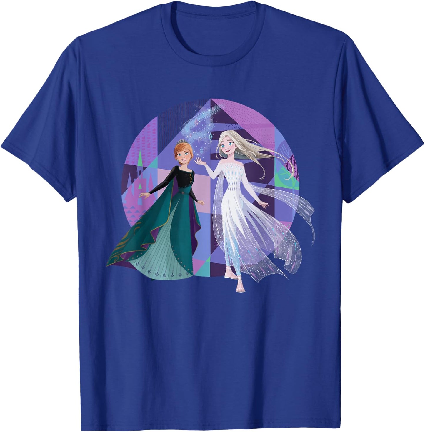 Disney Frozen 2 Queen Anna and Snow Queen Elsa T-Shirt - T-Shirt | Royal