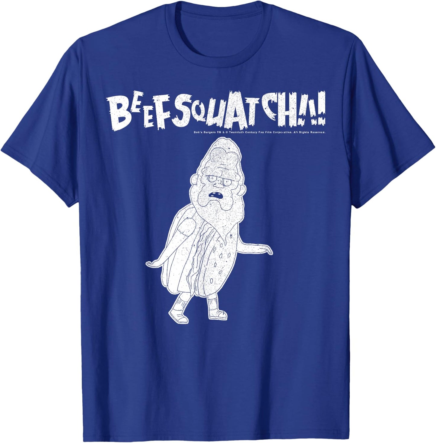 Bob's Burgers Beefsquatch Portrait T-Shirt - T-Shirt | Royal