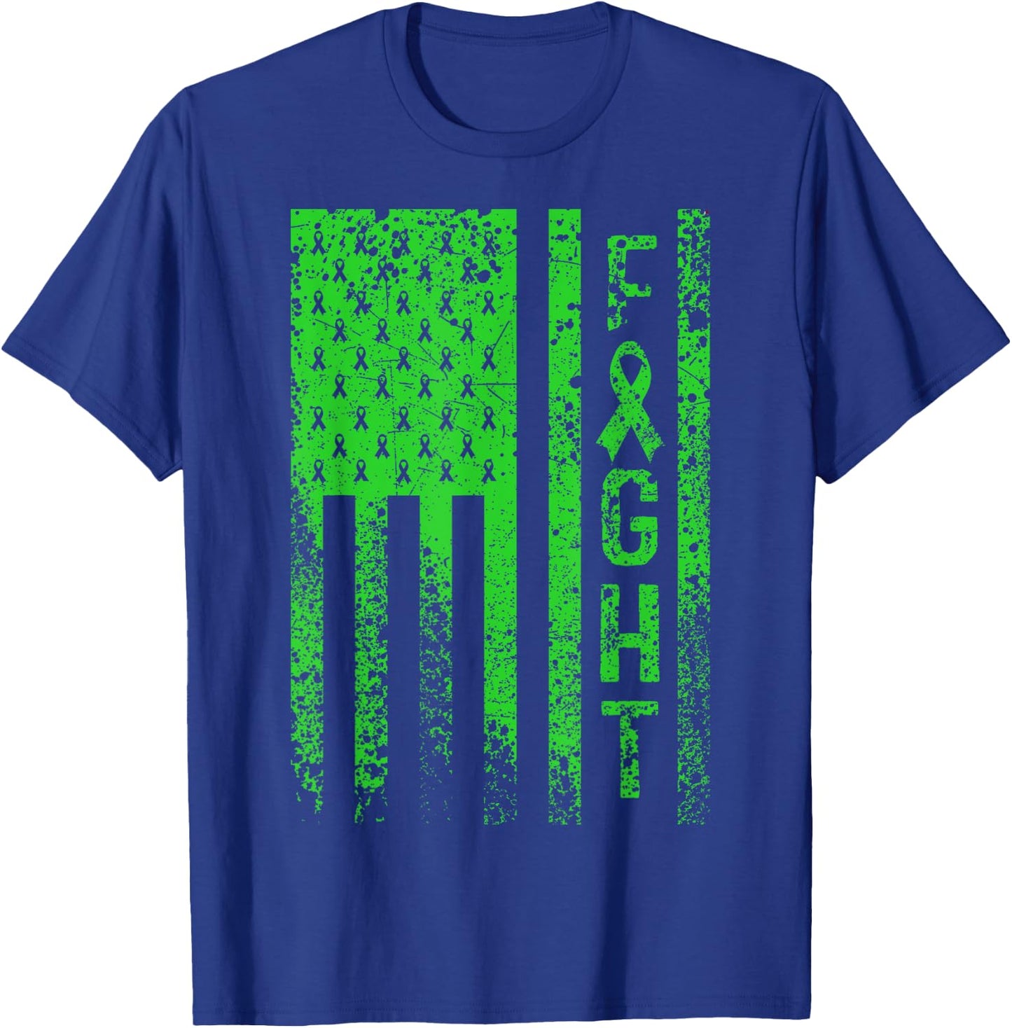 Fight Liver Disease Awareness T-Shirt - T-Shirt | Royal