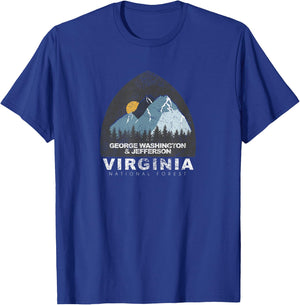 George Washington and Jefferson National Forests T-Shirt - T-Shirt | Royal