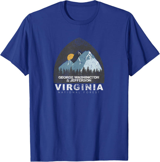 George Washington and Jefferson National Forests T-Shirt - T-Shirt | Royal