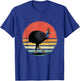 Retro Vintage Cassowary Nature Cassowary Bird Watcher T-Shirt - T-Shirt | Royal
