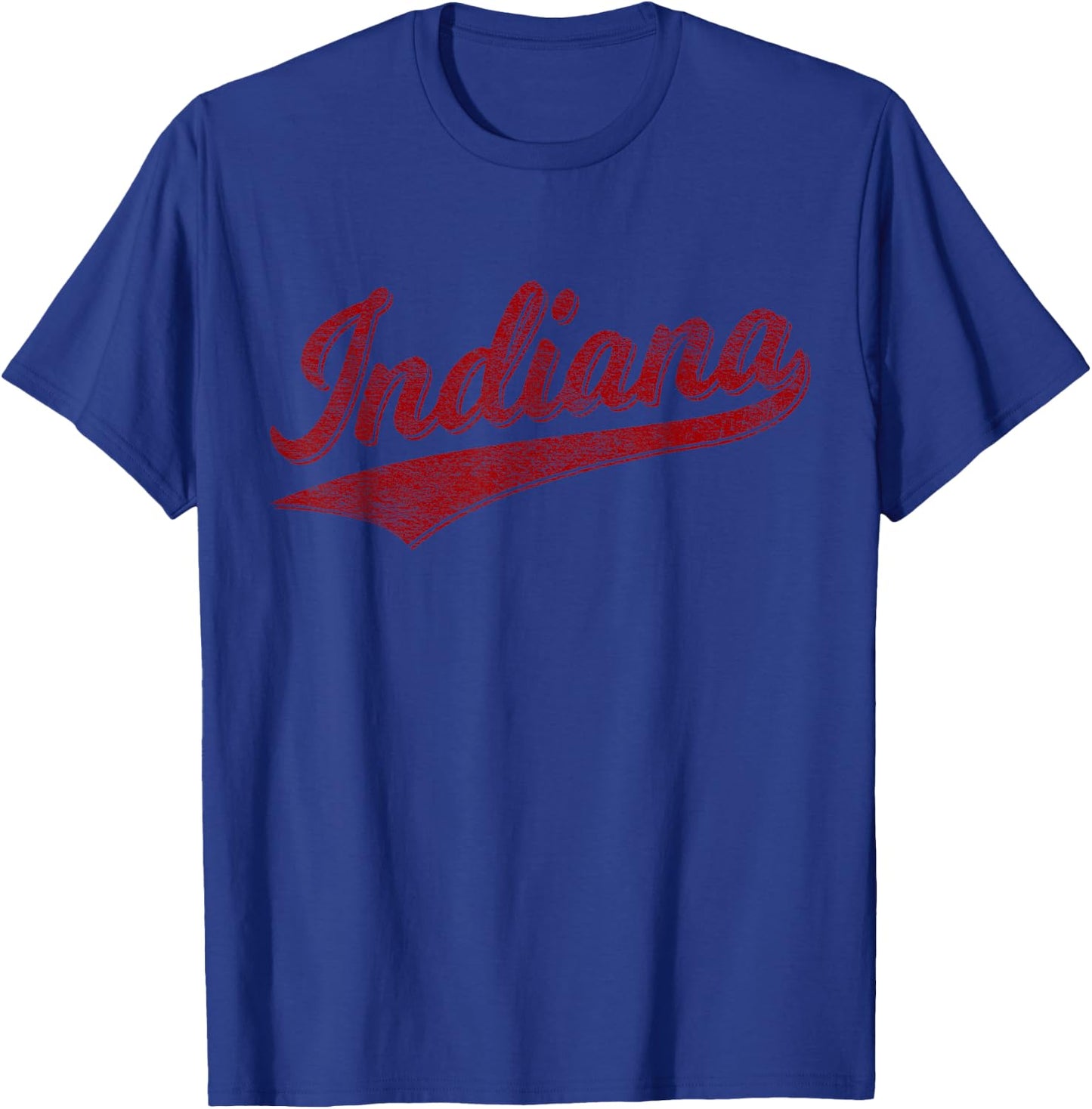 Indiana Varsity Script Classics Sports Jersey Style T-Shirt - T-Shirt | Royal