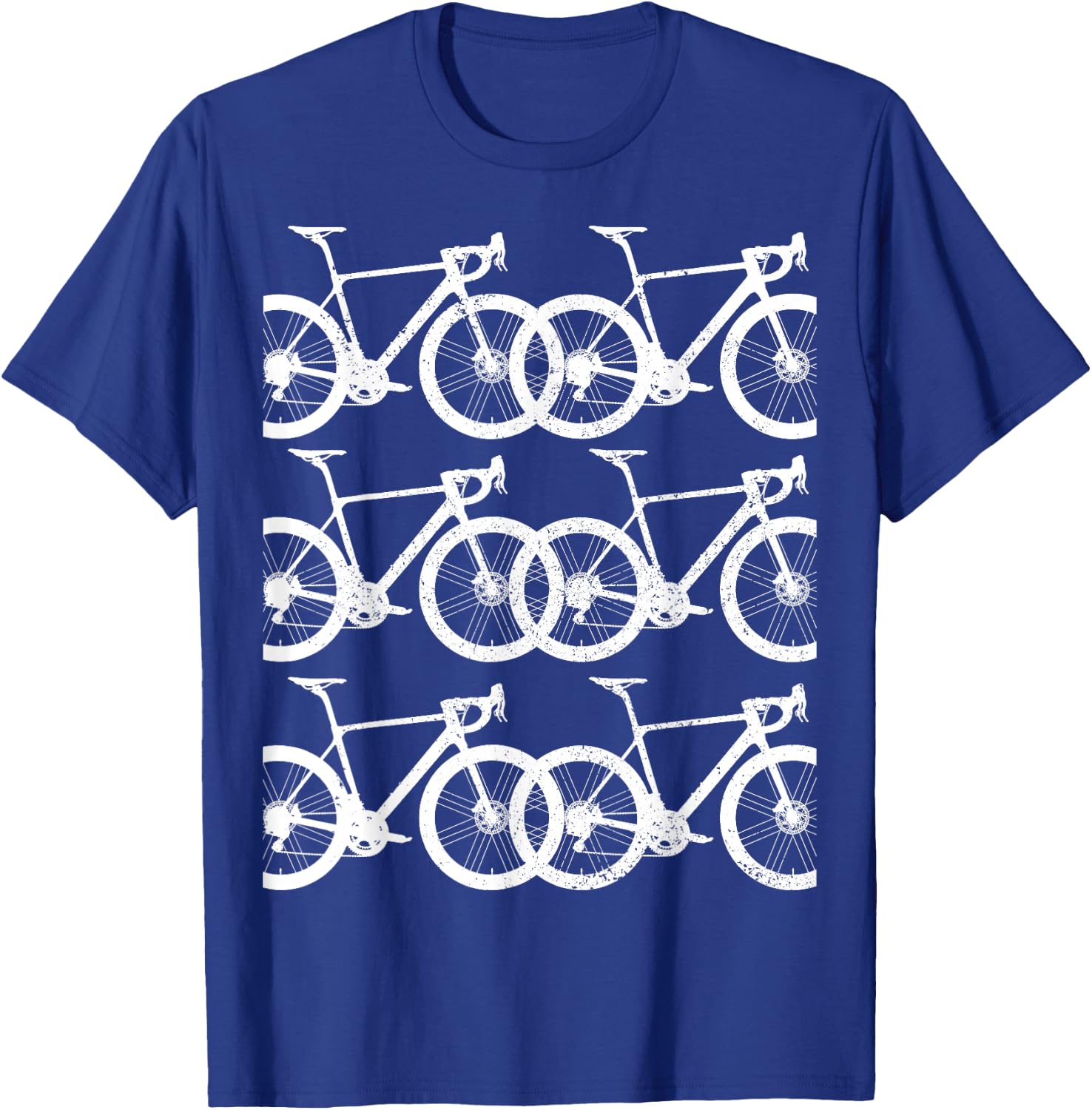 Road Bike Fixie Bicycle Road Cyclist Retro Cycling Gift T-Shirt - T-Shirt | Royal