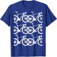 Road Bike Fixie Bicycle Road Cyclist Retro Cycling Gift T-Shirt - T-Shirt | Royal