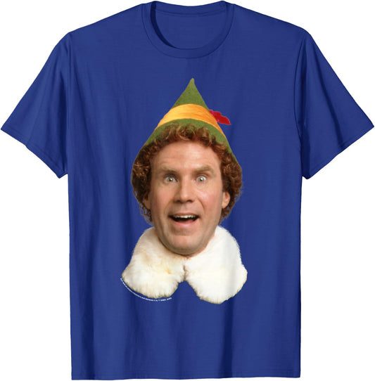 Elf Buddy The Elf Big Face T-Shirt - T-Shirt | Royal