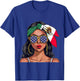 Mexican Souvenirs Products Woman Flag American Mexico T-Shirt - T-Shirt | Royal