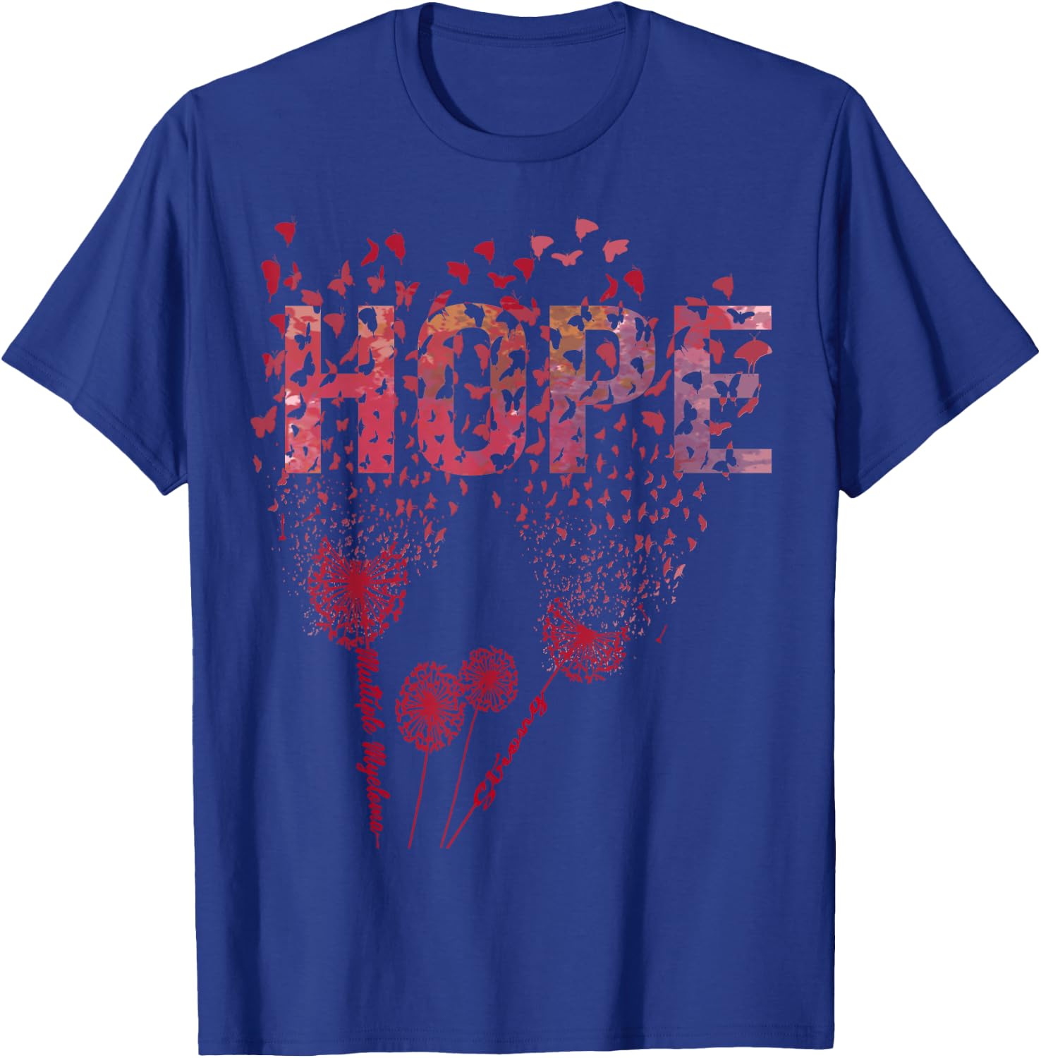 Multiple Myeloma Awareness T-Shirt - T-Shirt | Royal