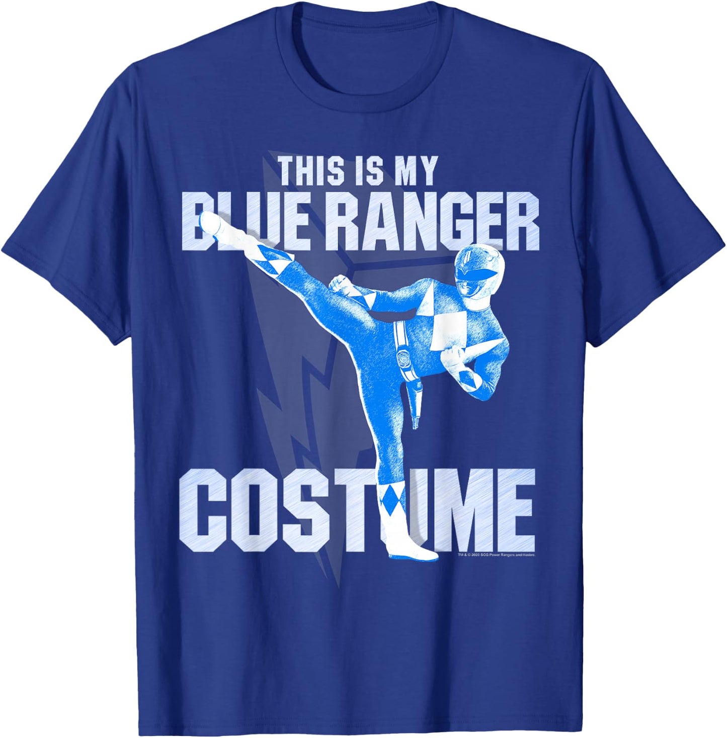 Power Rangers Blue Ranger Halloween Costume T-Shirt - T-Shirt | Royal