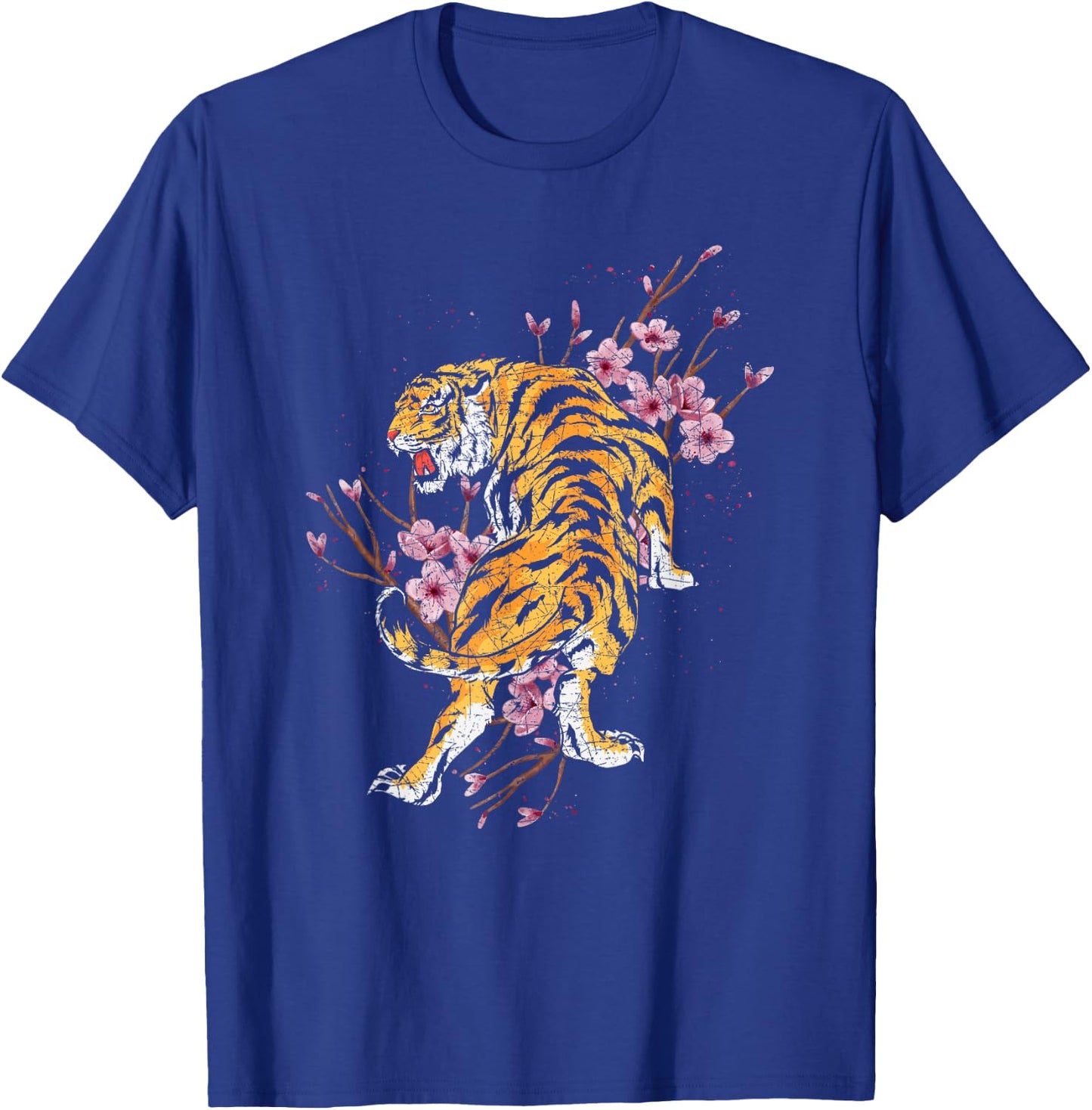 Cherry Blossom Tiger T-Shirt - T-Shirt | Royal