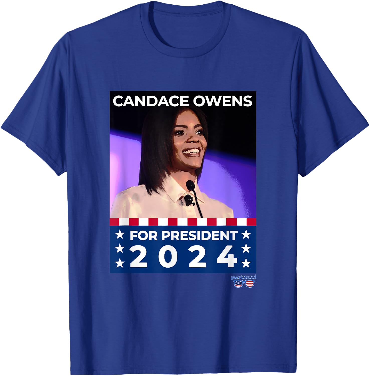 Candace Owens For President Patriotic Slogan Women Men T-Shirt - T-Shirt | Royal
