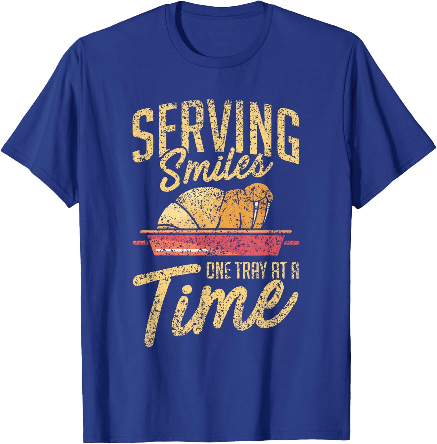 For A Smile, A Tray After The Other School T-Shirt - T-Shirt | Royal