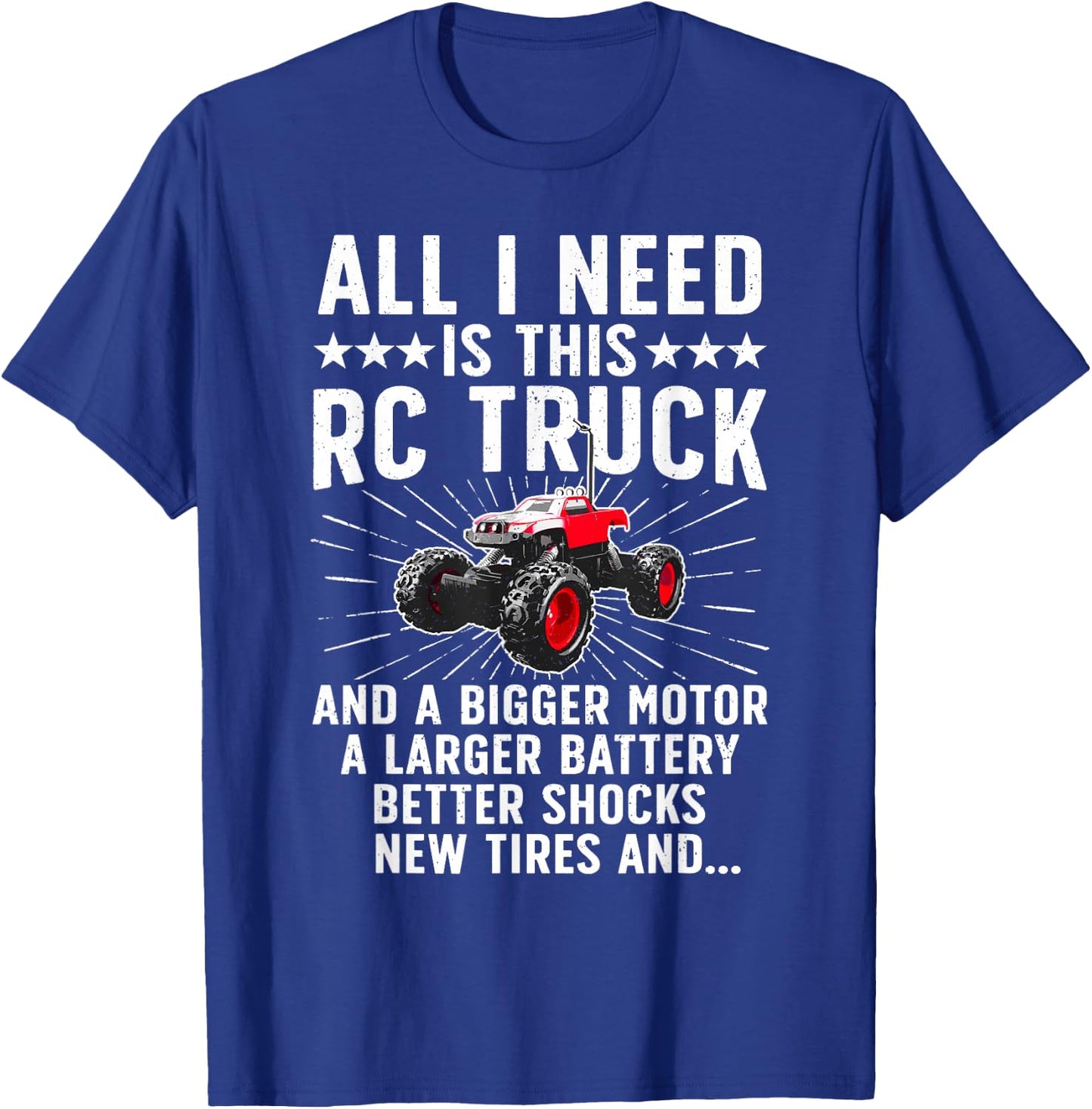 Best RC Car Design Women Kids RC Car Racing Lovers T-Shirt - T-Shirt | Royal