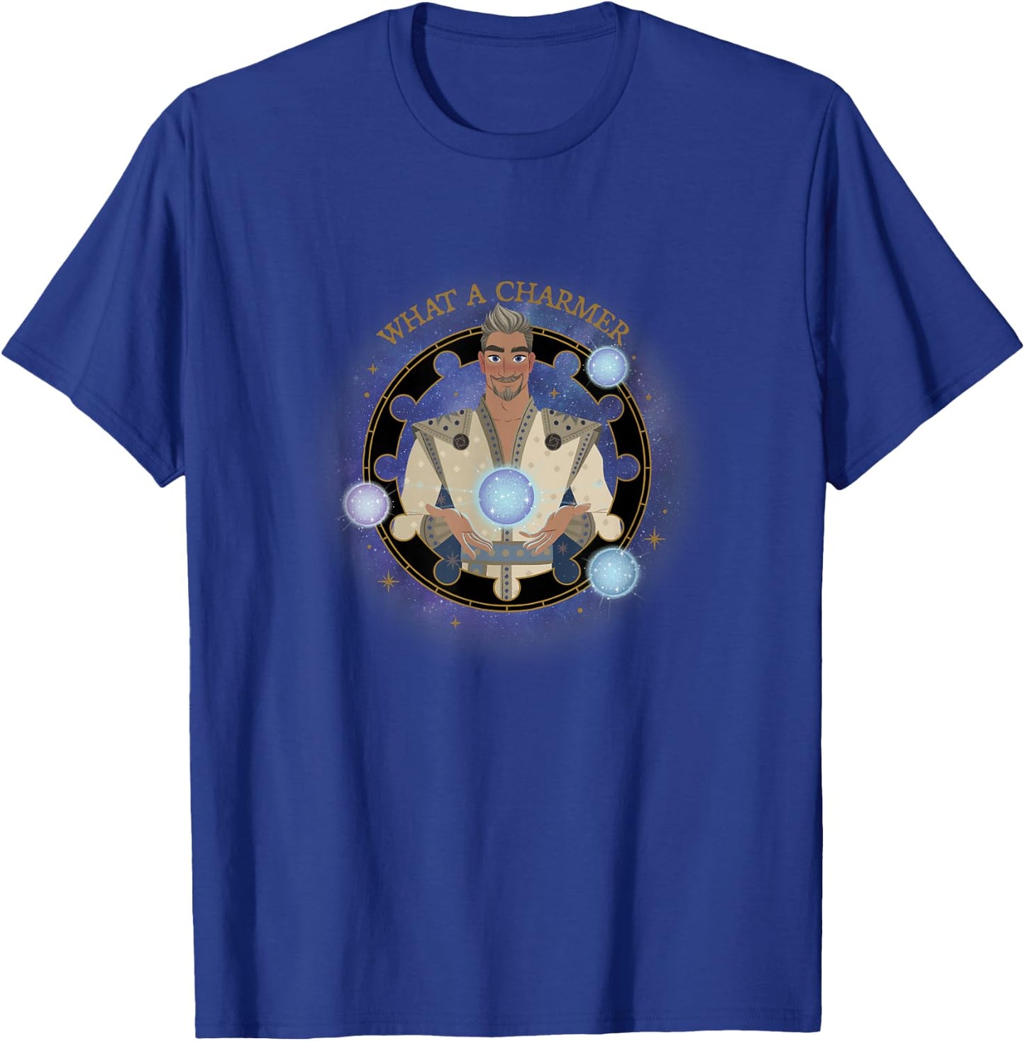 Disney Wish King Magnifico What A Charmer Celestial Portrait T-Shirt - T-Shirt | Royal