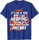 Herping If For Smart People Funny Herpetologists T-Shirt - T-Shirt | Royal