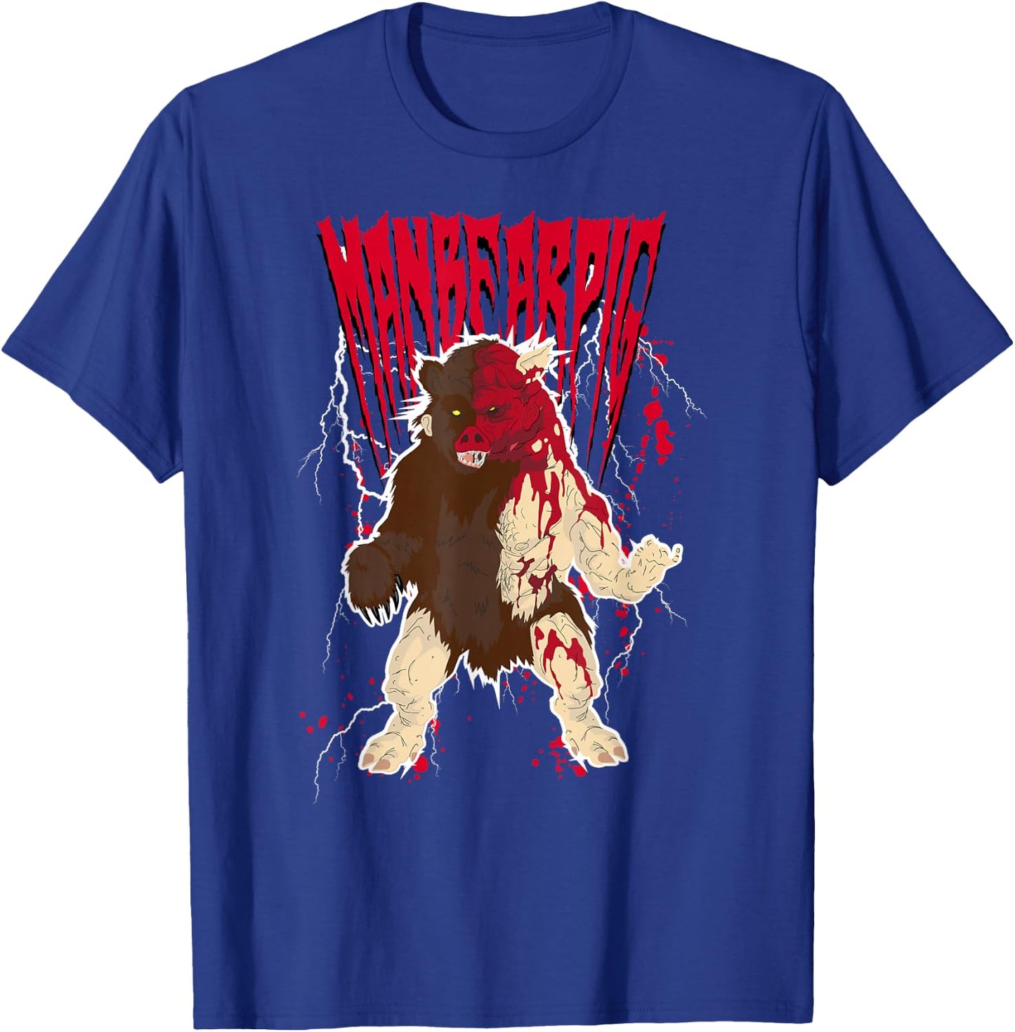 South Park Manbearpig T-Shirt - T-Shirt | Royal
