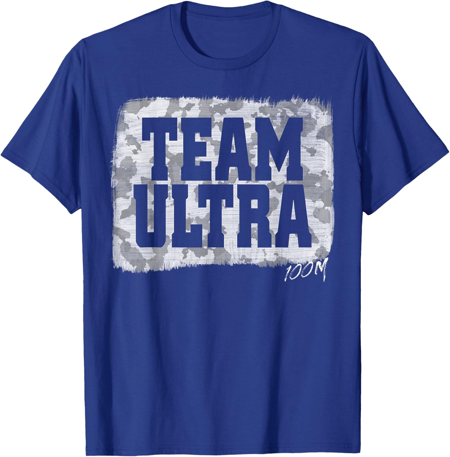 Team Ultra 100M Run Ultra Marathon Hill Runner Trail Running T-Shirt - T-Shirt | Royal