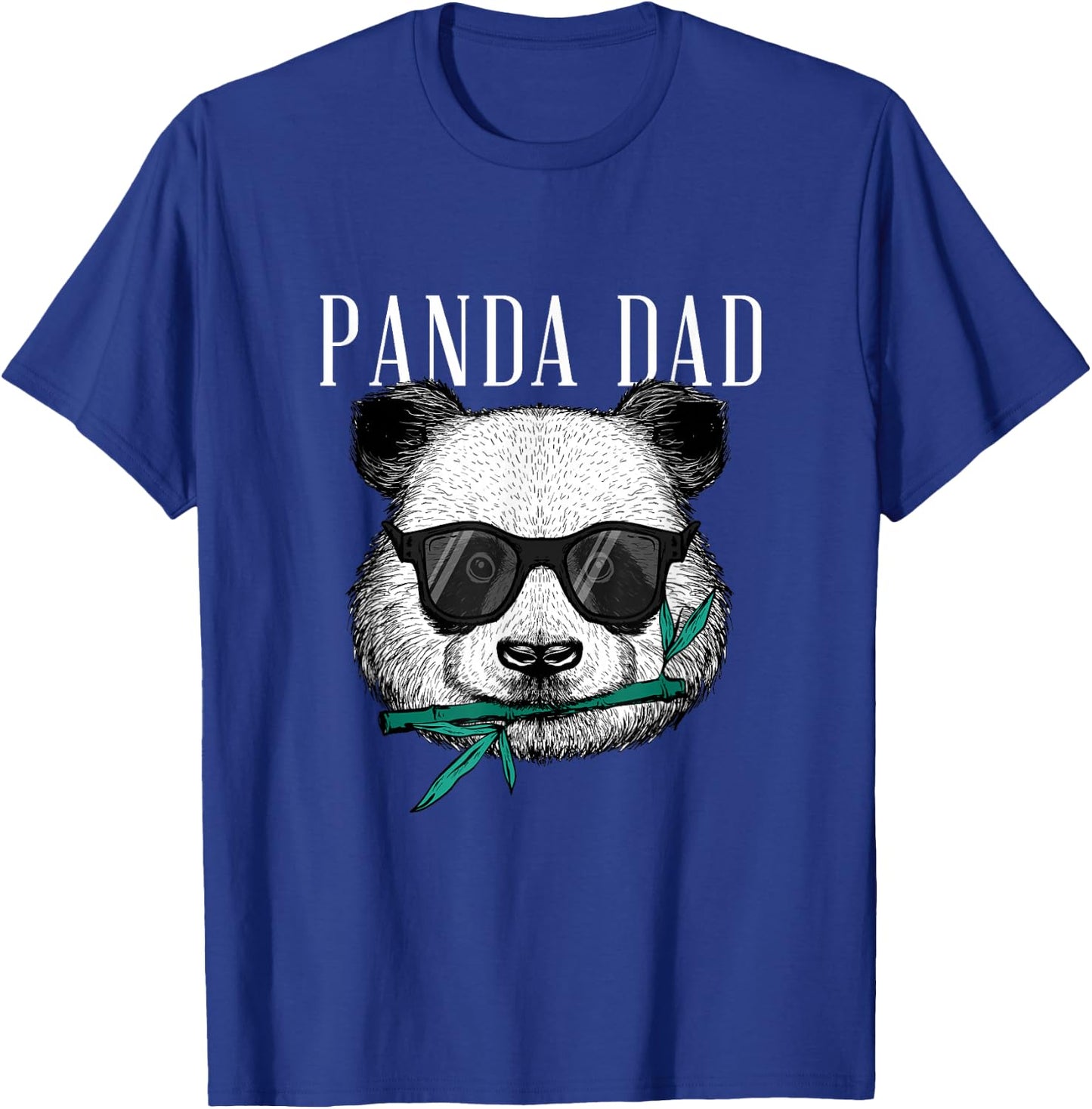Papa Panda Bear - Coolster Father Funny Father's Day Sunglasses T-Shirt - T-Shirt | Royal