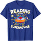 Reading is My Superpower Design, Book Design, Book Lovers T-Shirt - T-Shirt | Royal