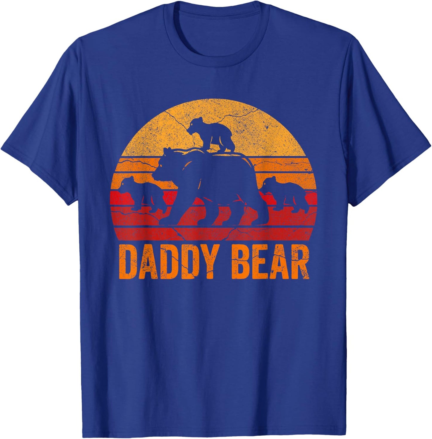 Daddy Bear 3 Kids Daddy Bear 3 Cubs Shirt Dad 3 Kids T-Shirt - T-Shirt | Royal