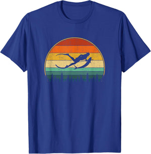 Spearfishing retro, spear fishing T-Shirt - T-Shirt | Royal