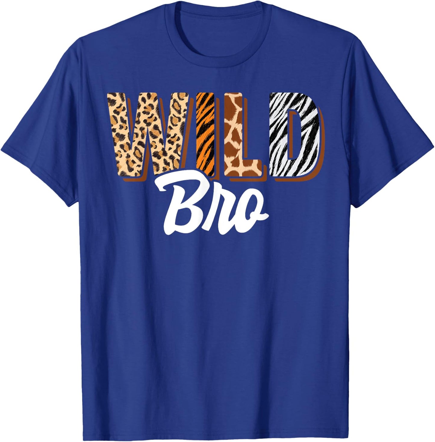 Wild Bro Zoo Born Two be Wild B-day Safari Jungle Animal T-Shirt - T-Shirt | Royal