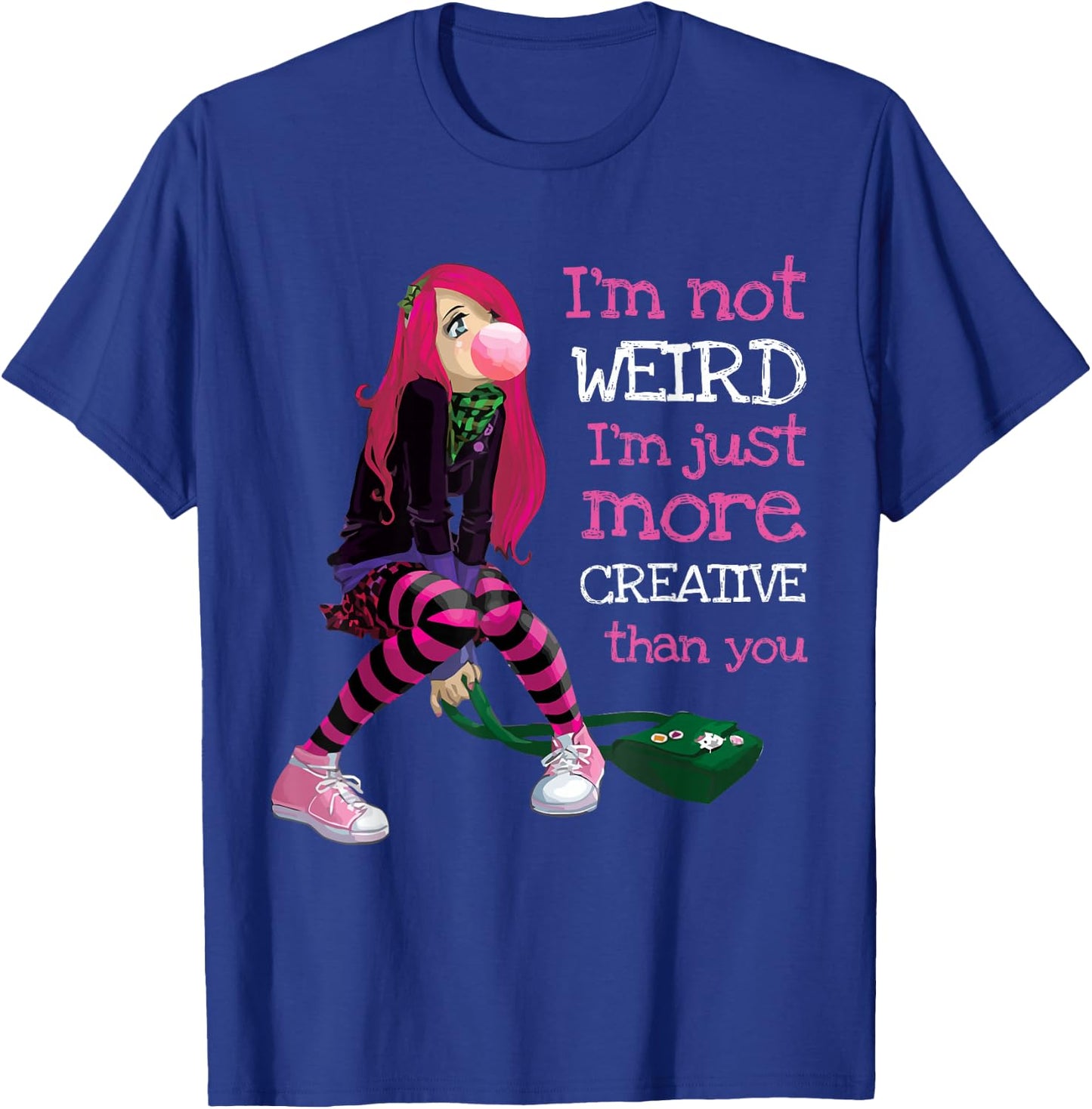 Kawaii Anime Girl Kawaii Clothes Anime Clothing Goth Girl T-Shirt - T-Shirt | Royal