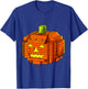 Halloween Building Brick Pumpkin JackoLantern Master Builder T-Shirt - T-Shirt | Royal