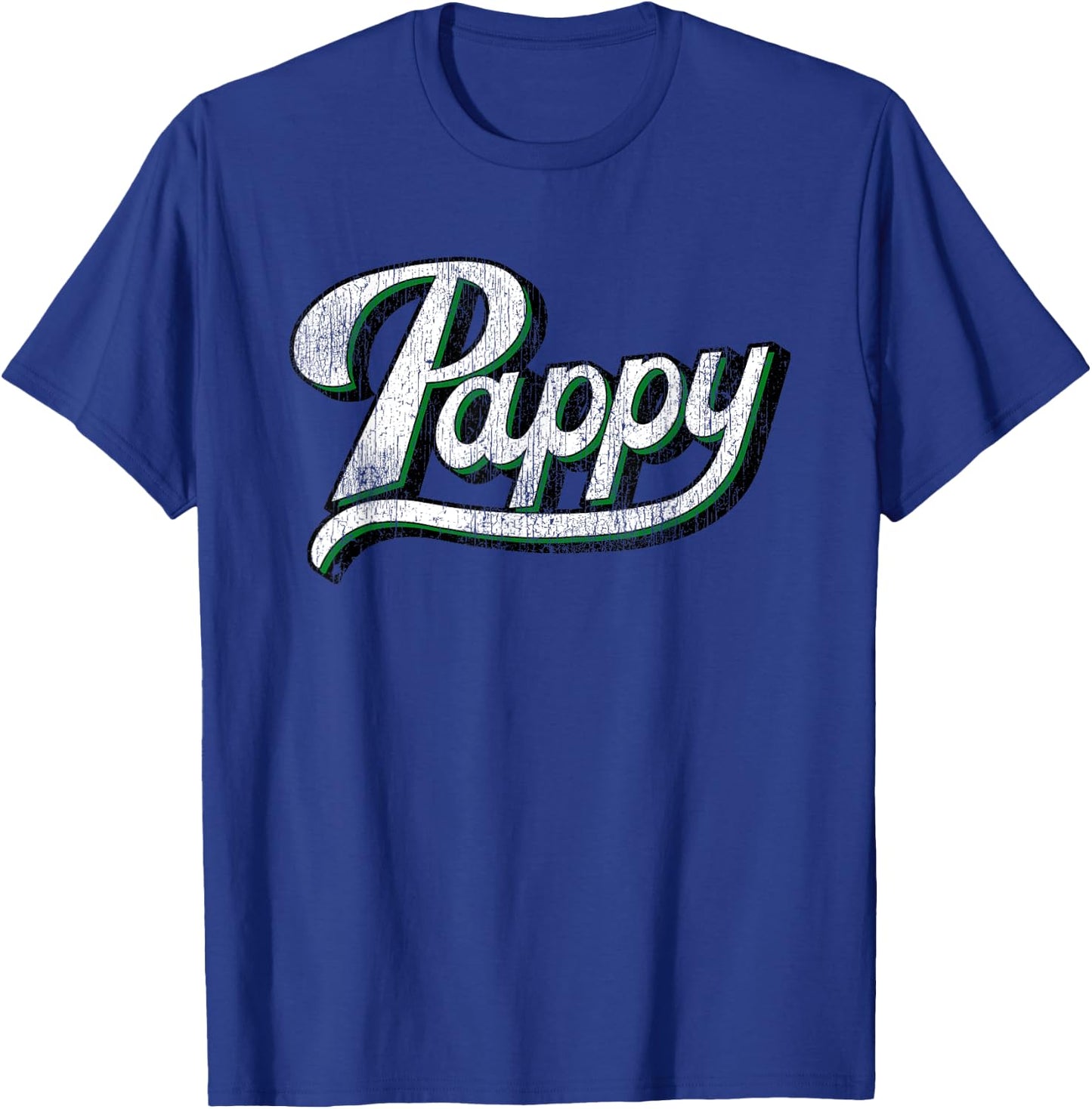 Vintage Pappy Father's Day for Grandpa from Grandkids T-Shirt - T-Shirt | Royal
