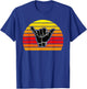 Retro Shaka & Surf Sign - Cool Vintage Surfer / Surfing Gift T-Shirt - T-Shirt | Royal